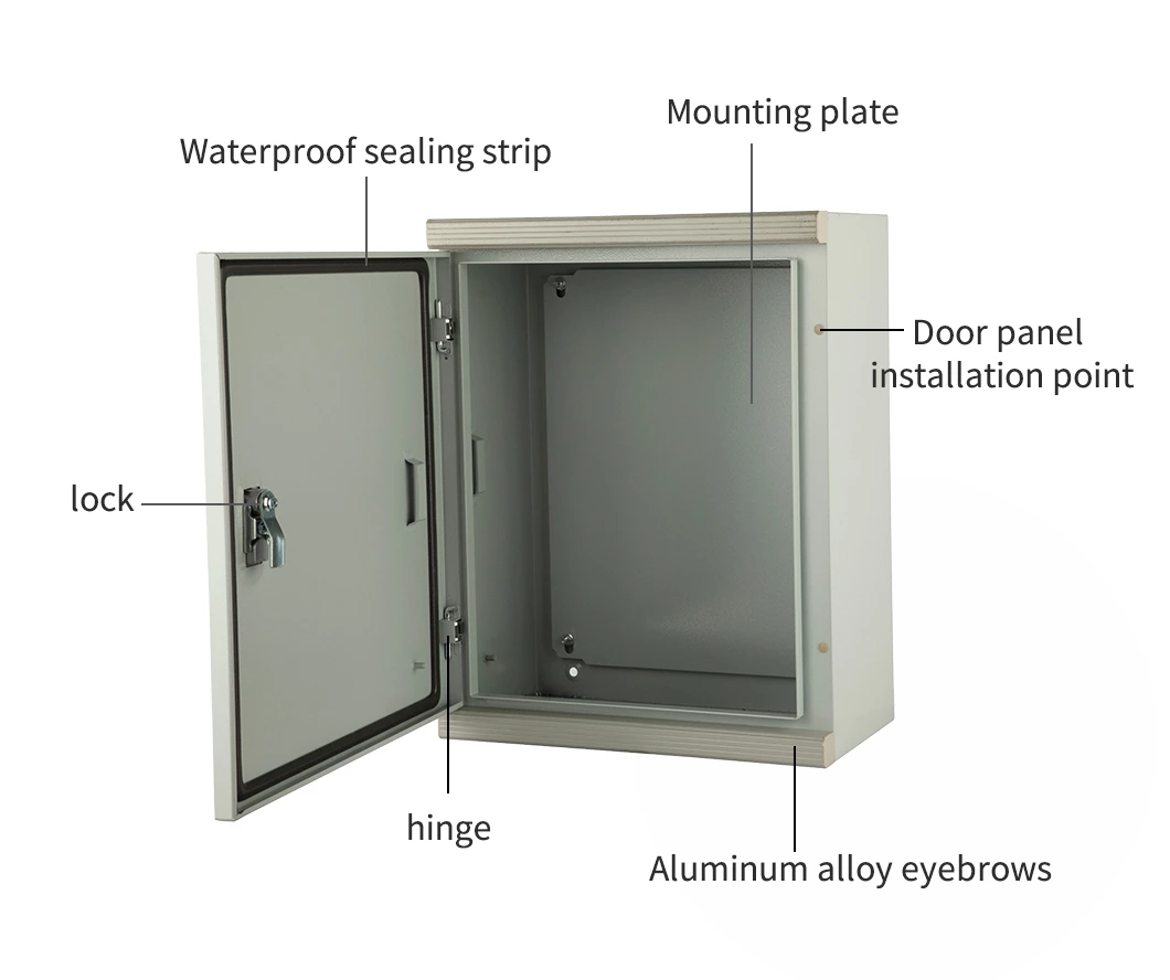Распределительная коробка с водонепроницаемыми заглушками для кабельных вводов