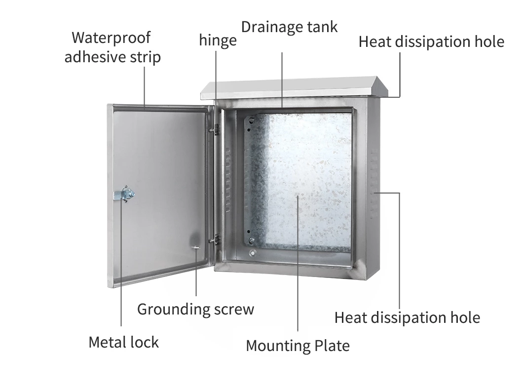 Корпус из нержавеющей стали для наружного применения, устойчивый к атмосферным воздействиям