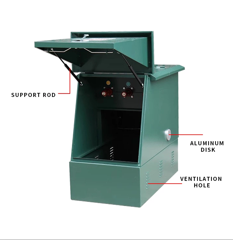 Распределительная коробка для кабеля высокого напряжения Dfw-12/630, 10 кВ, один на три выхода, наружная, из нержавеющей стали