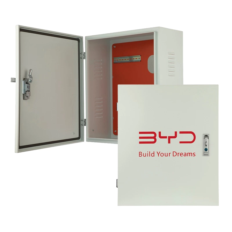 Защитный бокс для зарядного устройства электромобиля с замком