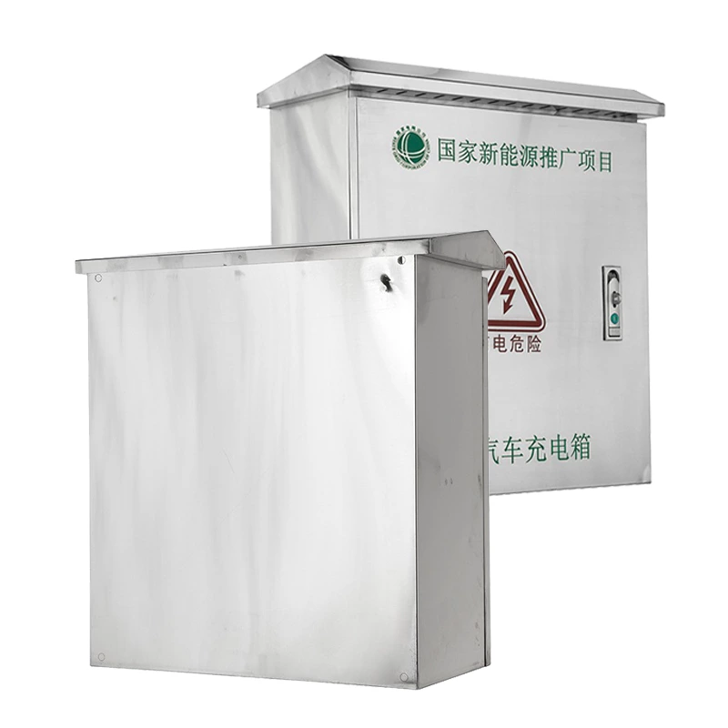 Зарядное устройство для электромобиля из нержавеющей стали для парковки на открытом воздухе
