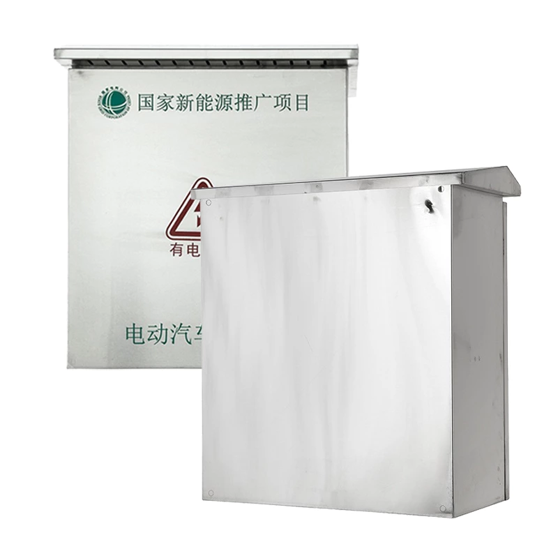 Зарядное устройство для электромобилей из нержавеющей стали для жилых районов