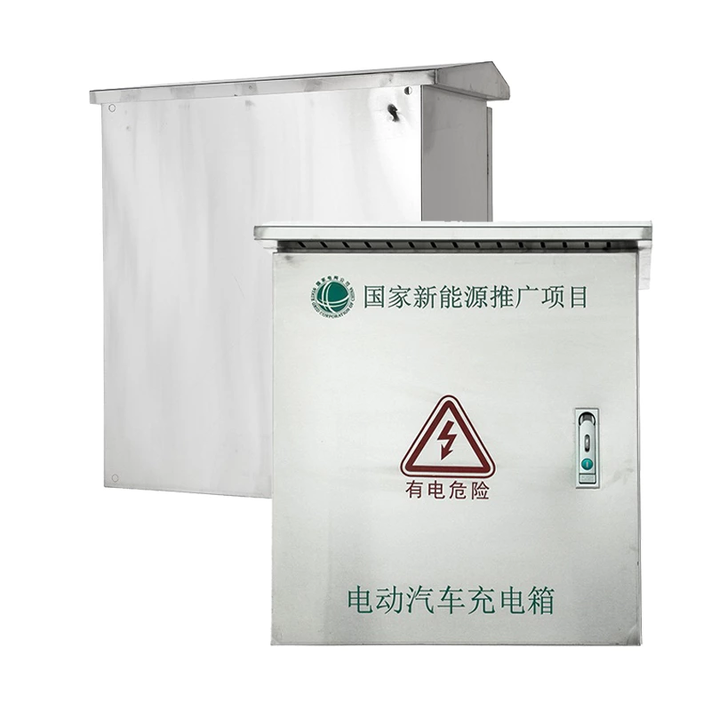 Зарядное устройство для электромобиля из нержавеющей стали с монтажной пластиной