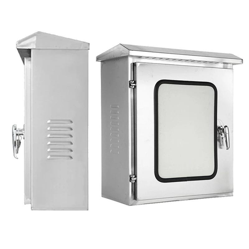 Монтаж на поверхность электрического шкафа из нержавеющей стали