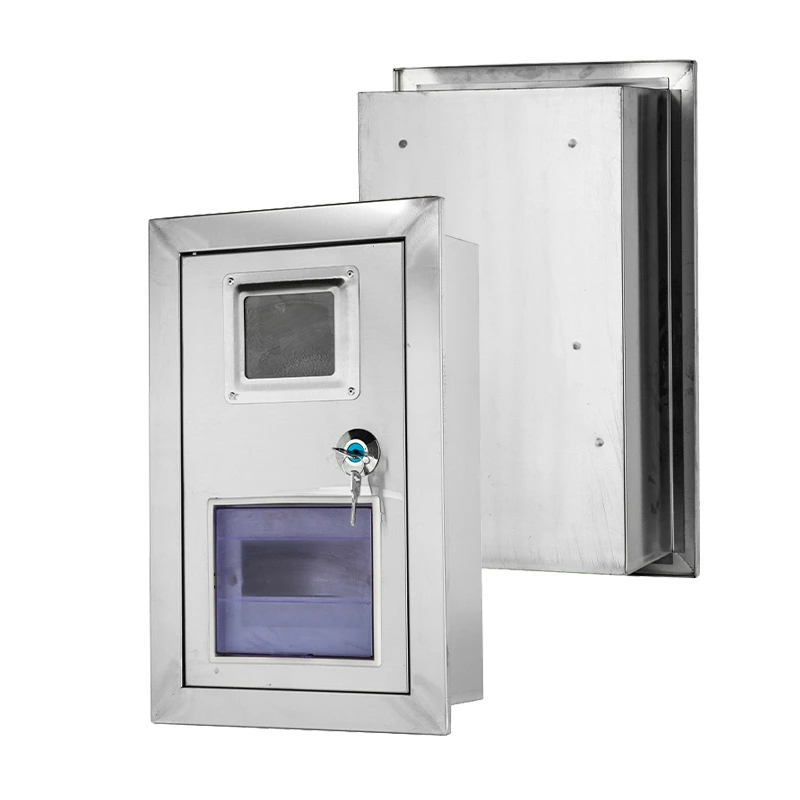 Встраиваемый корпус из нержавеющей стали для электросчетчика