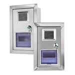 Пылезащитный корпус для счетчика из нержавеющей стали для установки в стену