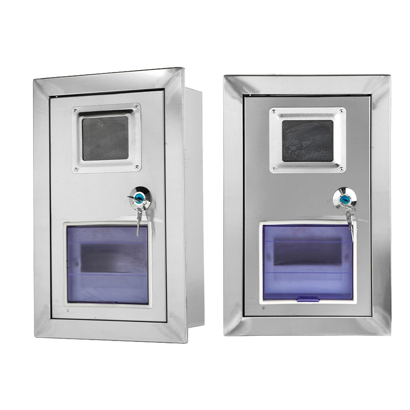 Корпус настенного электросчетчика из нержавеющей стали