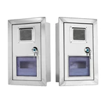 Настенный корпус счетчика из нержавеющей стали с окном